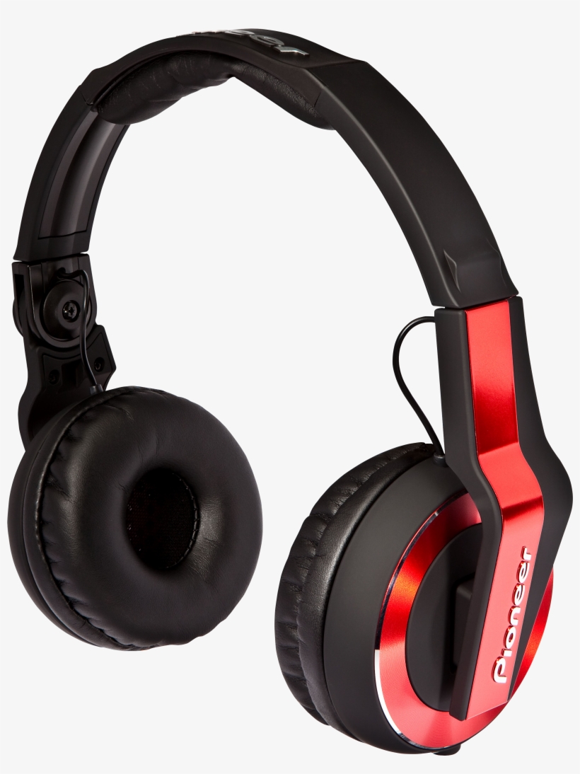 Pioneer Dj Headphones Red, transparent png