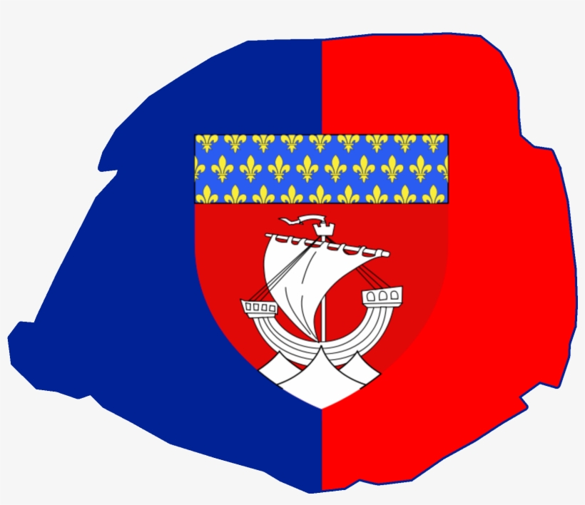 Flag Map Of Paris - Paris Map And Flag, transparent png