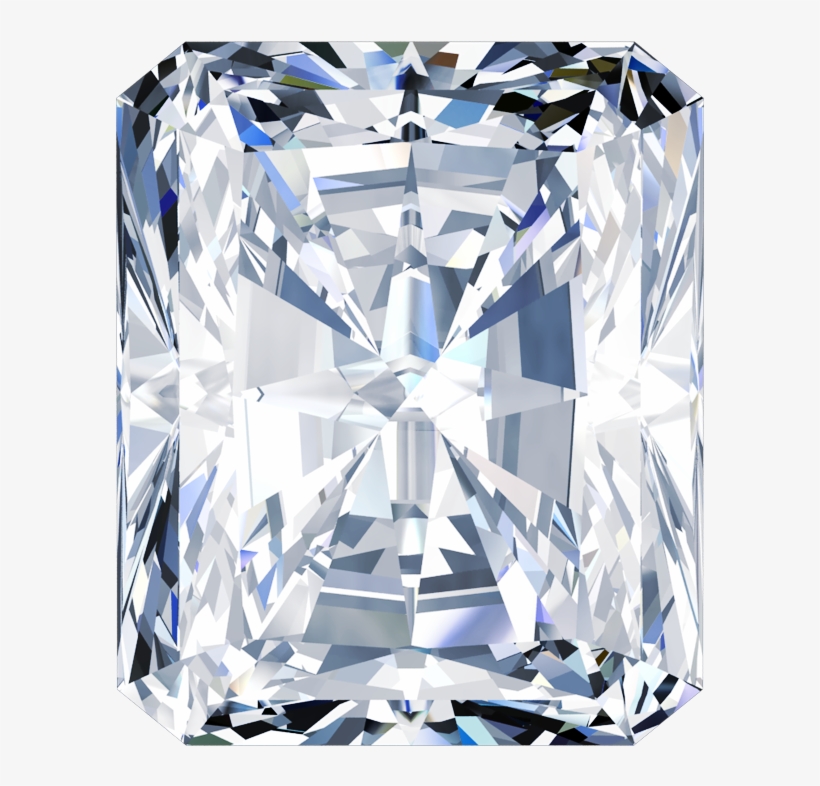 The “origin Of Colour” Of A Coloured Diamond Is Disclosed - 2ct Cut Corners Radiant Cut Diamond Veneer Loose Stone., transparent png