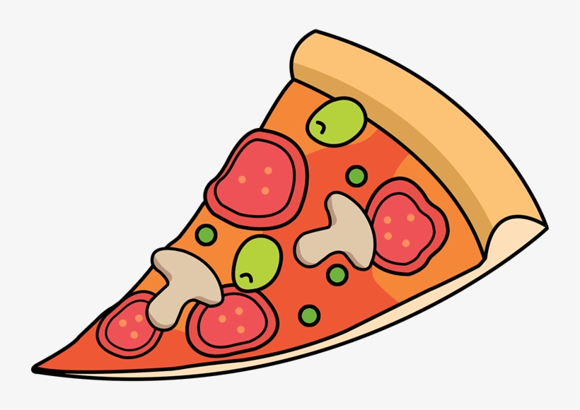 Free Cartoon Sliced Pizza Clip Art U0026middot Pizza12 - Clip Art, transparent png