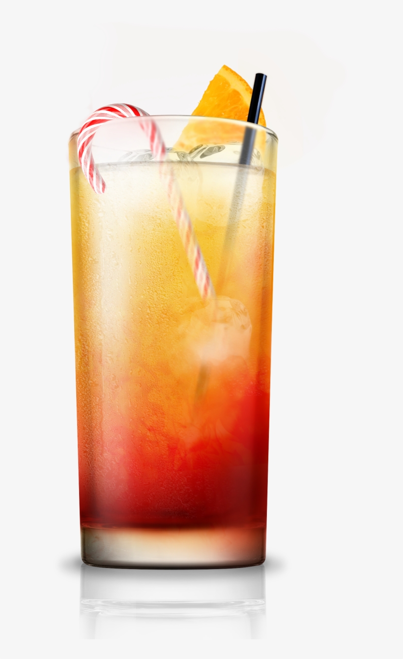 Saturday Night Cocktails With Strong Alcohol - Tequila Sunrise Cocktail Png, transparent png