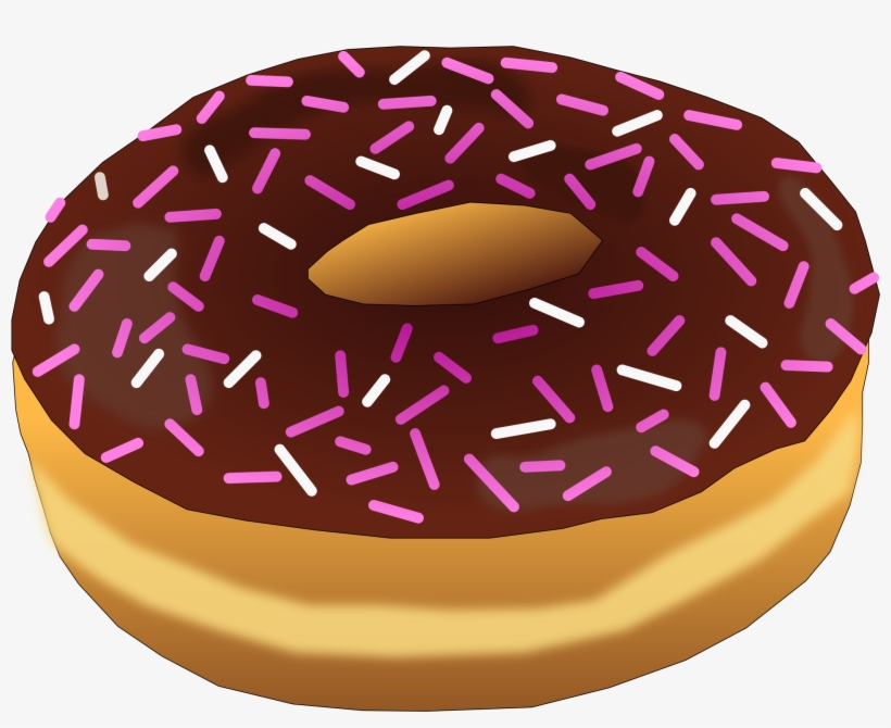 Pink Doughnut Png Download - Donuts And Dead [book], transparent png