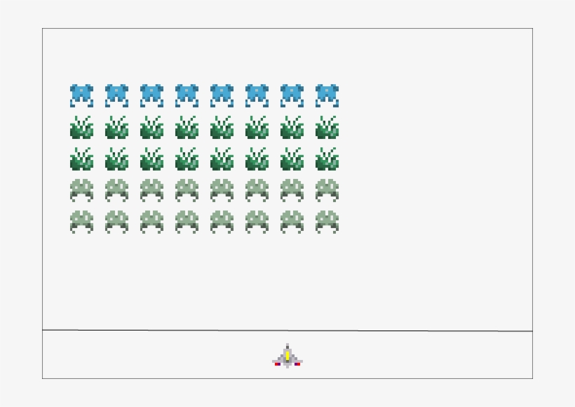 Starting Position - List Of Space Invaders Video Games, transparent png