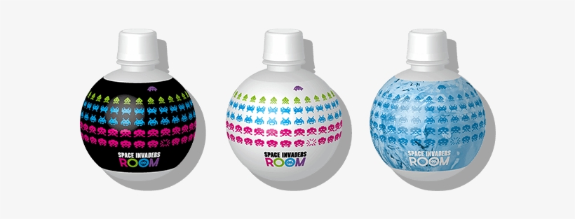 Space Invaders Water - Cosmetics, transparent png