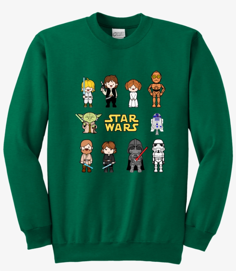 Characters Star Wars Darth Vader Yoda Bb8 Youth Crewneck - Men's Dunder Mifflin Paper Company Funny Tv Show, transparent png