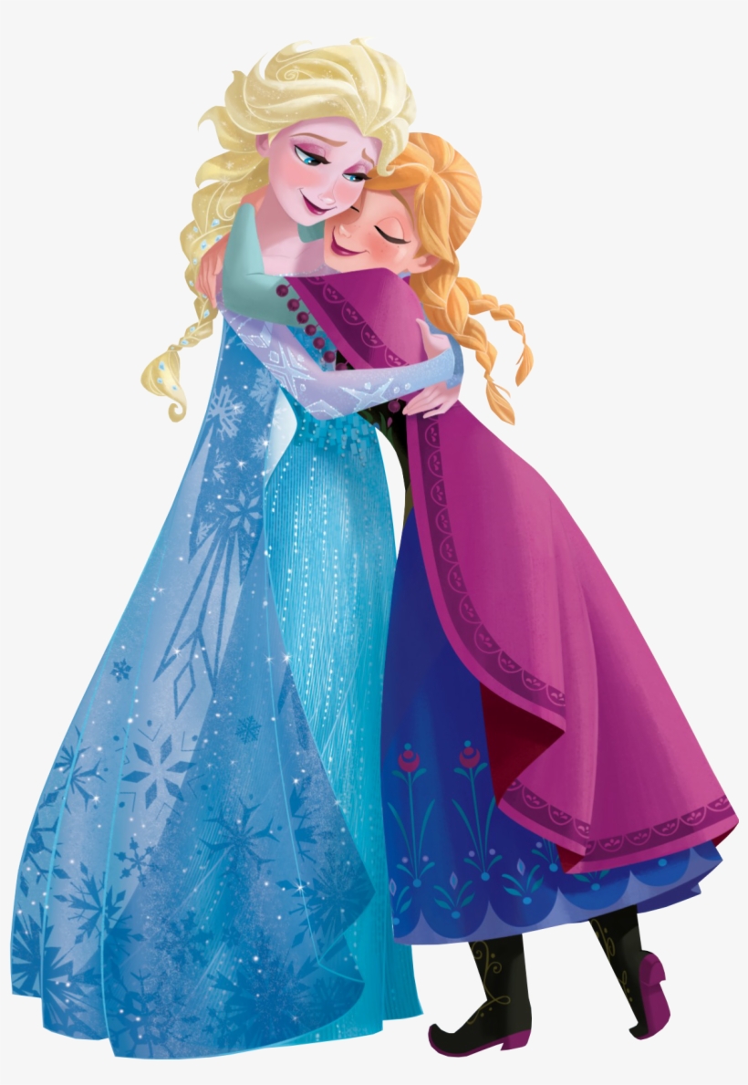 Clip Art Black And White Library Elsa Transparent Anna - Anna And Elsa Transparent, transparent png