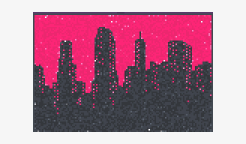 Apocalypse City Pixel Art, transparent png