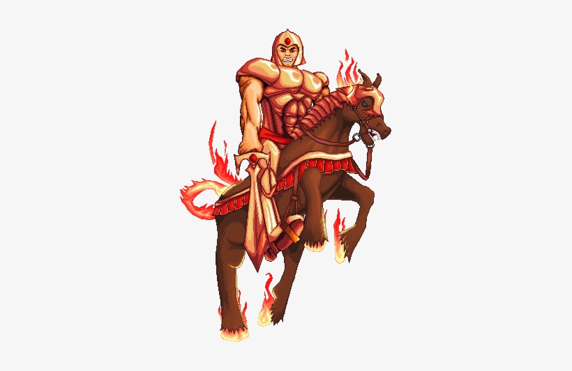 Four Horsemen Of The Apocalypse [war] - 4 Horsemen Of The Apocalypse Red Horse, transparent png