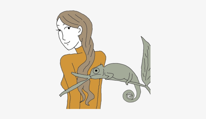 Chameleon - Drawing, transparent png