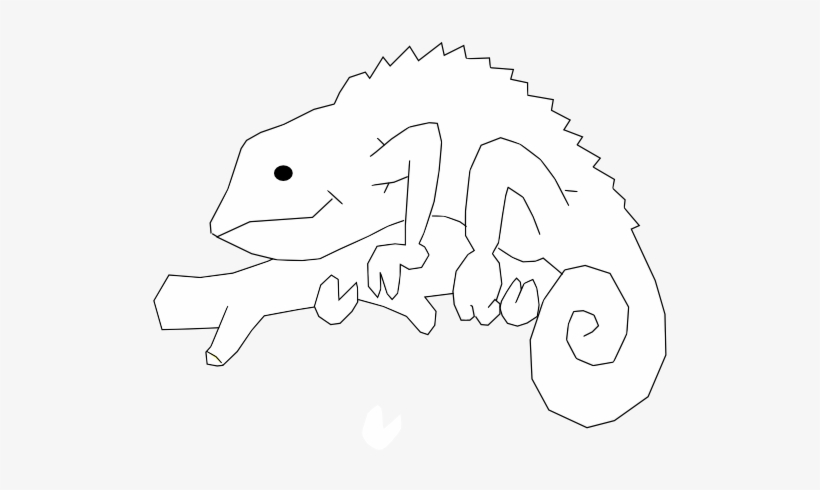 Chameleon Png Transparent - Coloring Book, transparent png