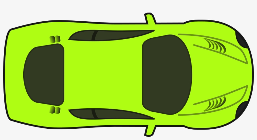 Race Car Racing Cars Clip Art - Overhead View Of Car, transparent png