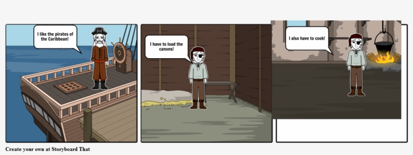 The Pirates Of The Caribbean - Cartoon, transparent png