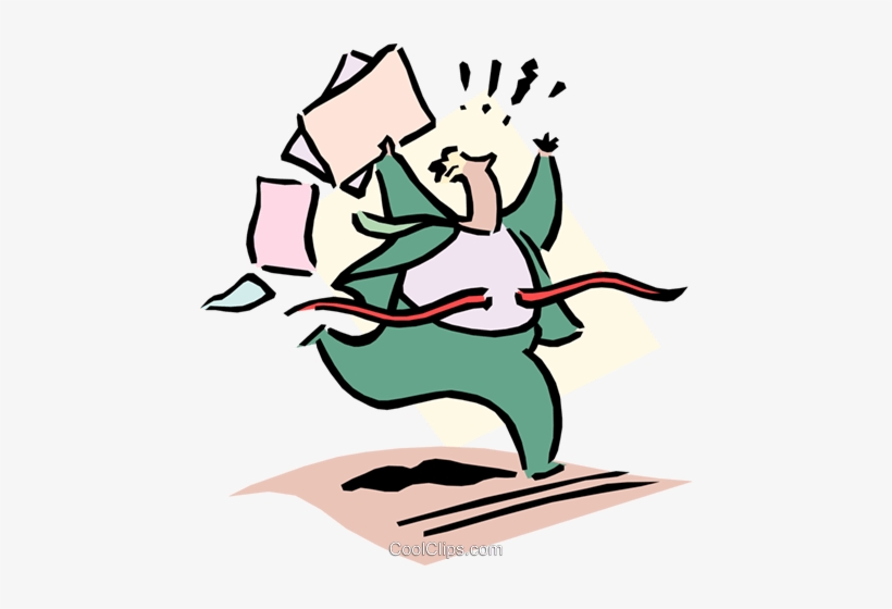 Crossing The Finish Line Royalty Free Vector Clip Art - Clip Art, transparent png