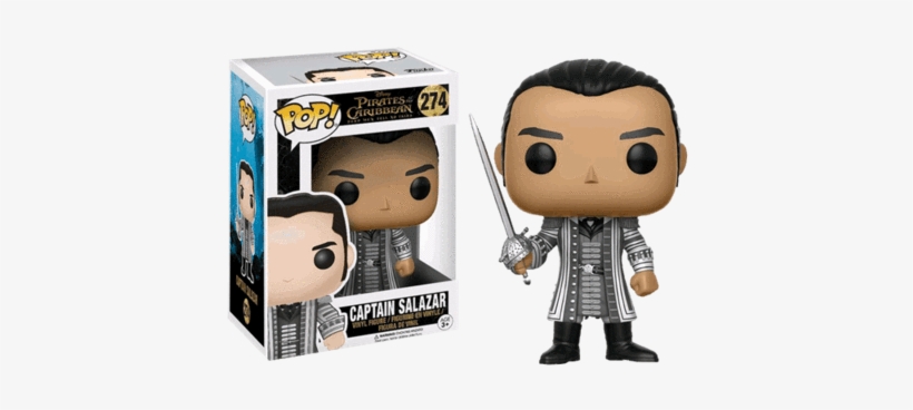 Pirates Of The Caribbean Funko Pop Captain Salazar - Capitan Salazar Funko Pop, transparent png