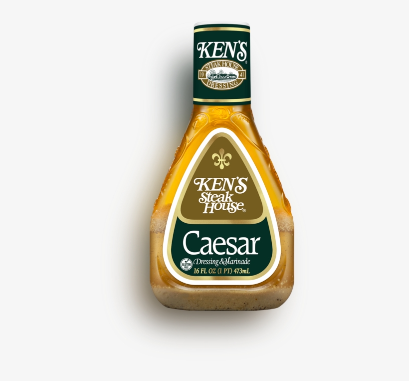 Zucchini Chips With Caesar & Yogurt Dip - Ken's Steak House Dressing & Marinade, Caesar -, transparent png