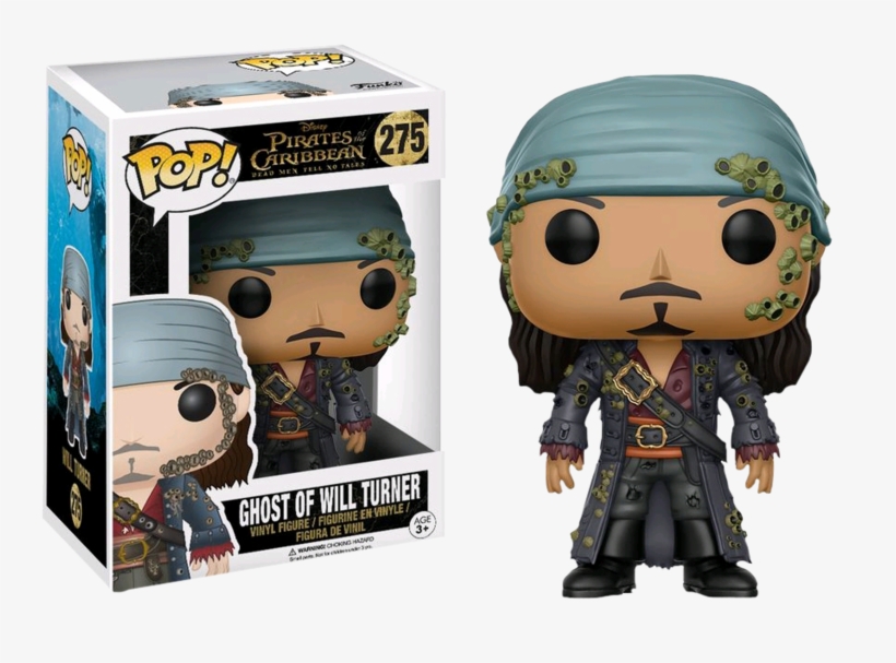Pirates Of The Caribbean - Ghost Of Will Turner Pop, transparent png