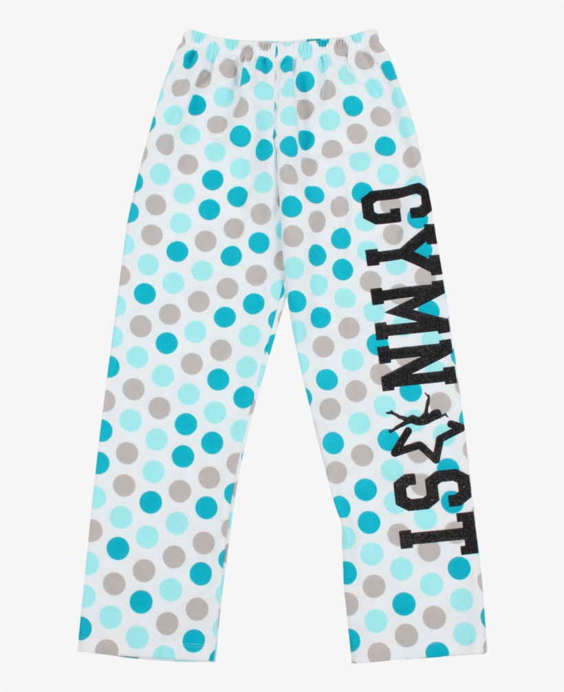 Gymnast Flannel Pants - Polka Dot, transparent png