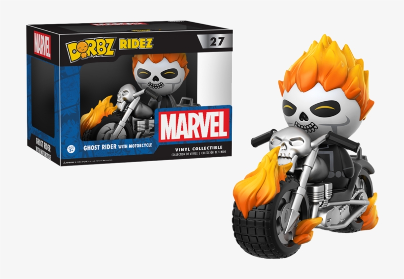 Ghost Rider With Motorcycle Dorbz Vinyl Figure - Funko Dorbz Ridez Ghost Rider, transparent png