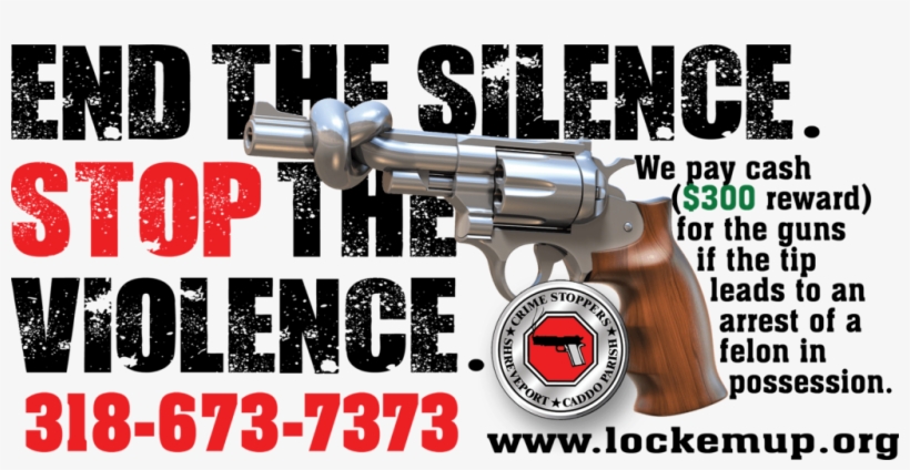 End The Silence, Stop The Violence - Crime Stoppers Shreveport, transparent png