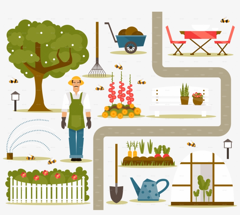 Gardening Gardening - Illustration, transparent png