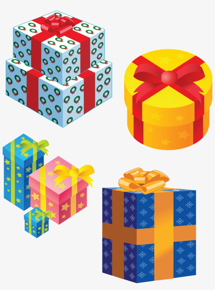 Gifts Png Images Free - Christmas Gifts, transparent png