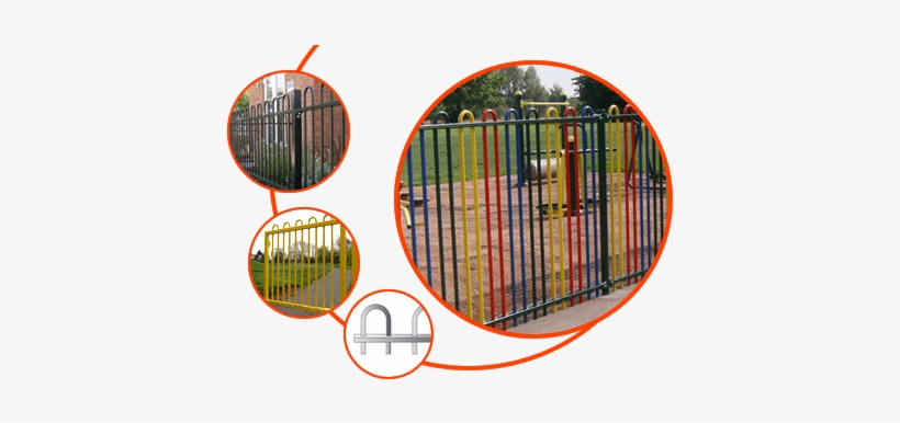 Bow Top Railings Gates Uk Min - Circle, transparent png