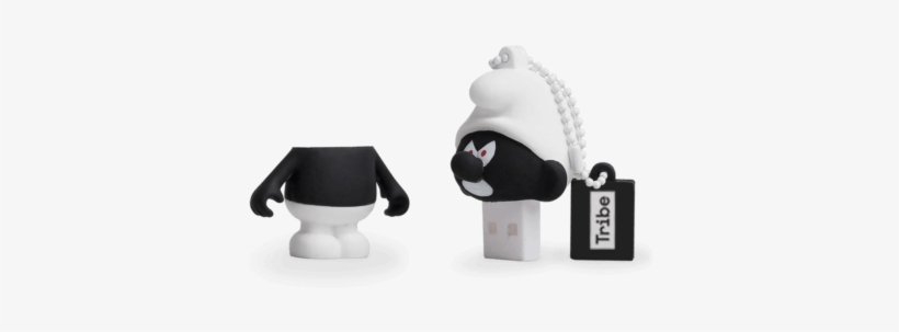 The Smurfs - Tribe Black Smurf - 8gb, transparent png