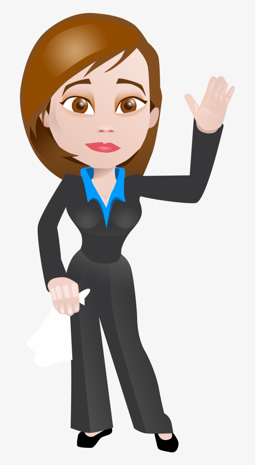 Business Woman With Goodbye - Characteristics Of Business Women, transparent png