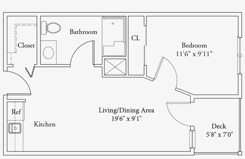 Friendship Cove One Bedroom - Double Bass, transparent png