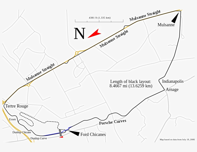 Circuit Des 24 Heures - Le Mans Track 2017, transparent png