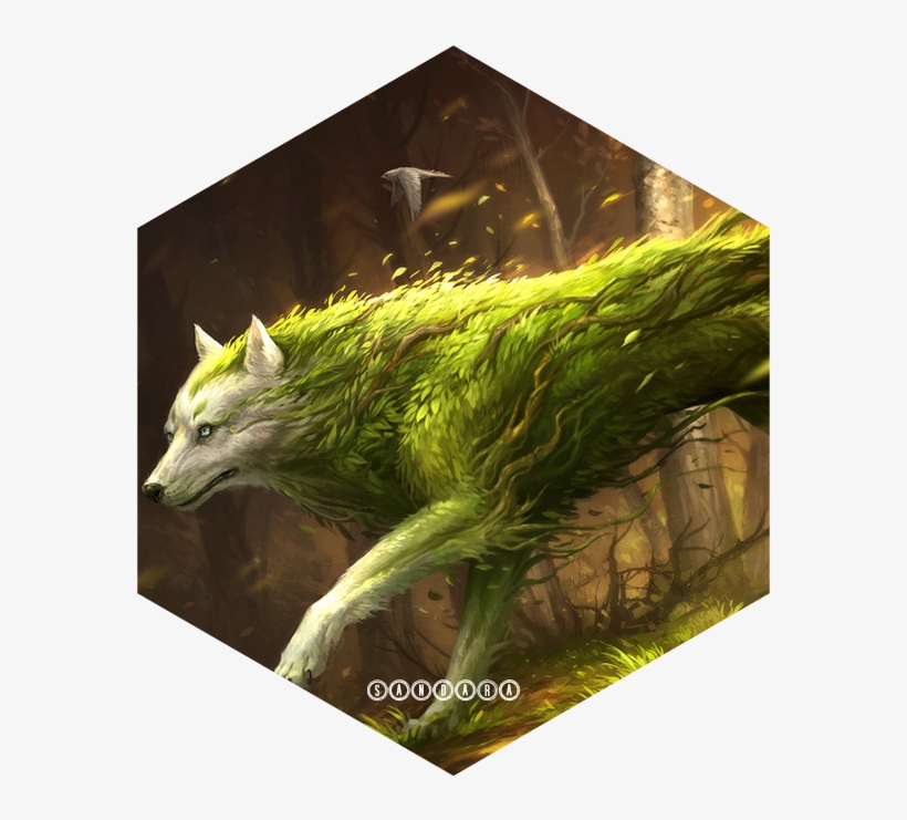 Sandara, Grace The Wolf Goddess Of Herbs, transparent png