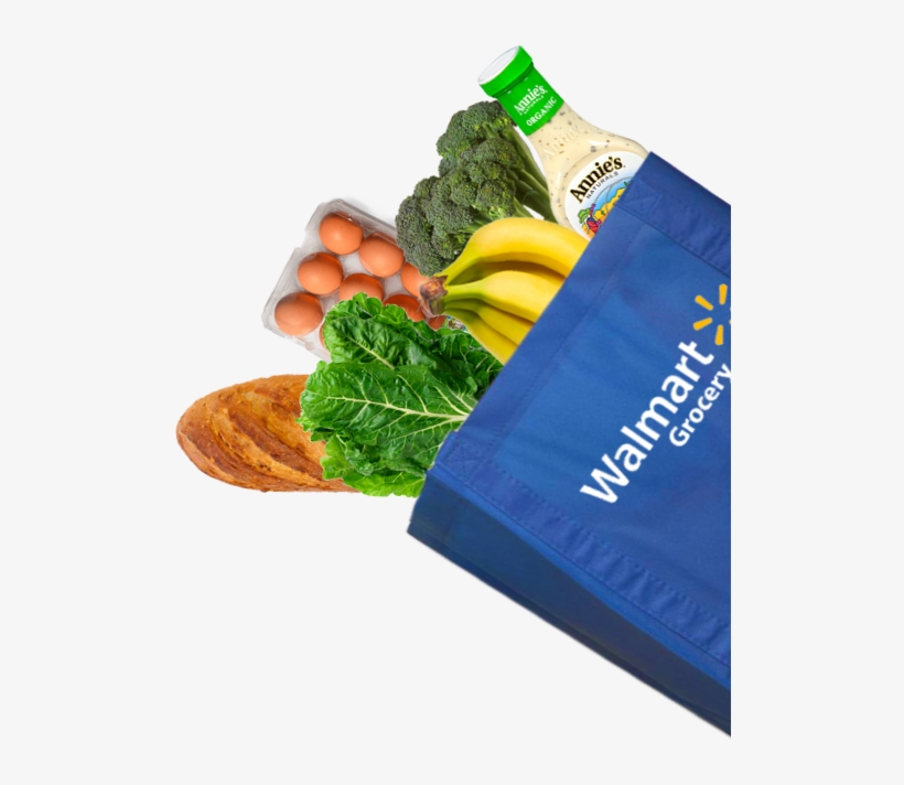 Walmart Food Bag Cutout - Broccoli, transparent png