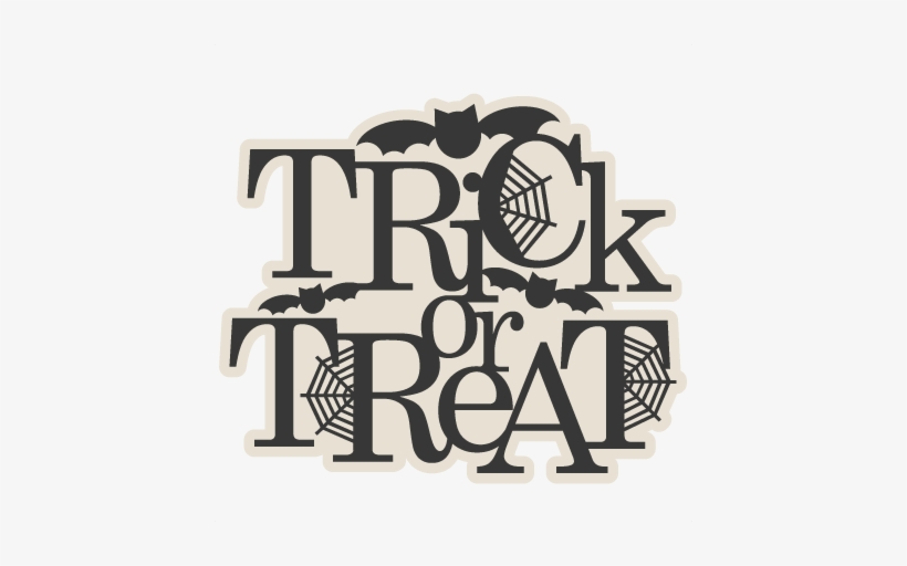 Trick Or Treat Png Free Download - Trick Or Treat Word Clipart, transparent png