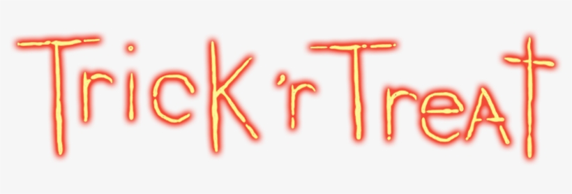 Trick R Treat Logo - Trick Or Treat Png, transparent png