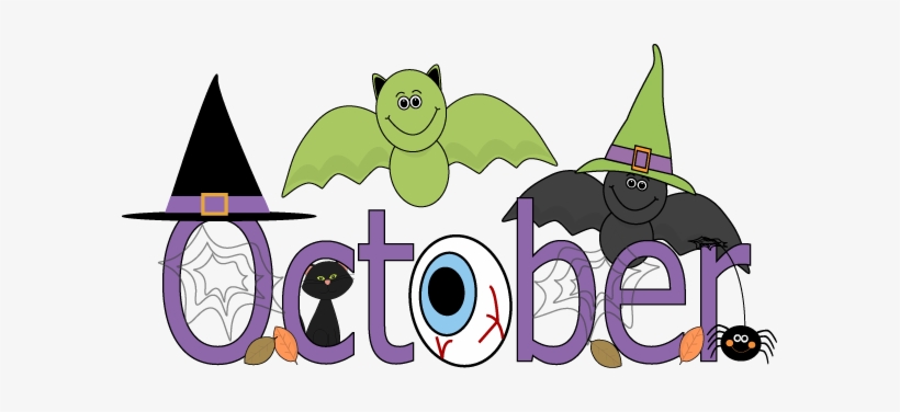 Clip Art Library Library Beautiful Inspiration Month - Months Of The Year October, transparent png