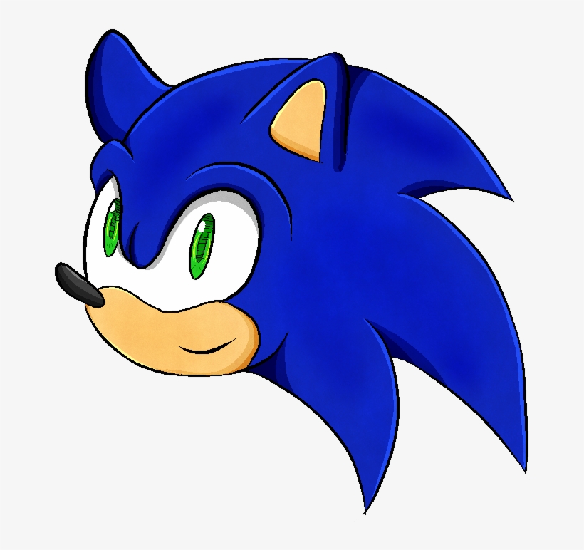 Sonic Head Png - Sonic Head, transparent png