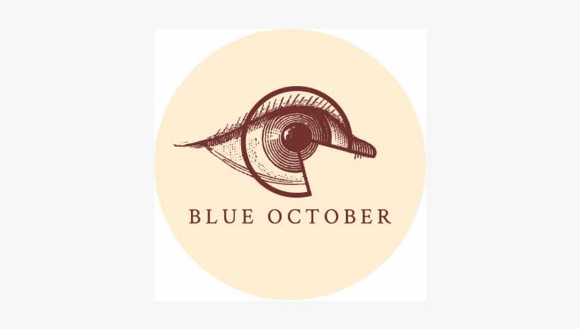 Circle Eye Sticker - Blue October Logo, transparent png