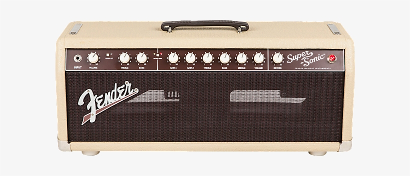 Fender Super-sonic 22 Head, Blonde, 120v - Fender Super Sonic 60 Head Blonde, transparent png