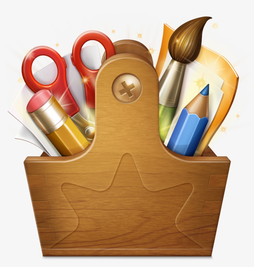 Tool Time - School Toolbox Clipart, transparent png