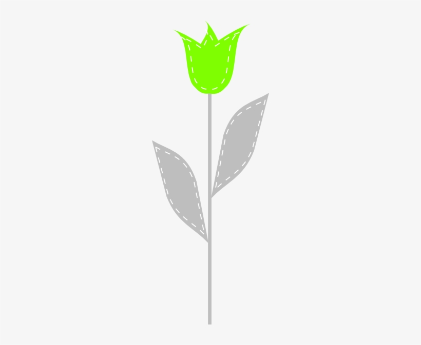 How To Set Use Green And Gray Tulip Icon Png, transparent png