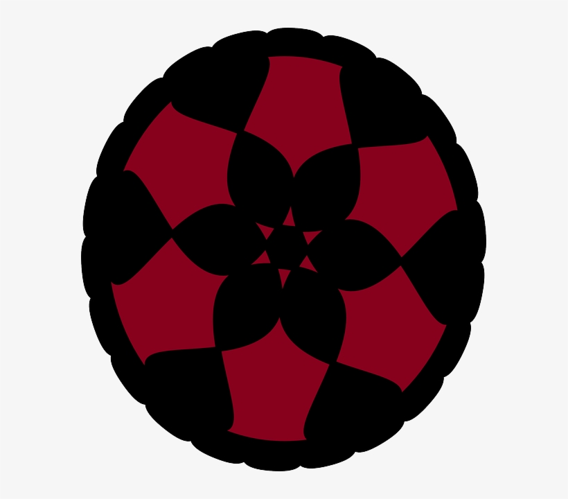 Doily, Flower, Red, Wheel, Abstract - Clip Art, transparent png