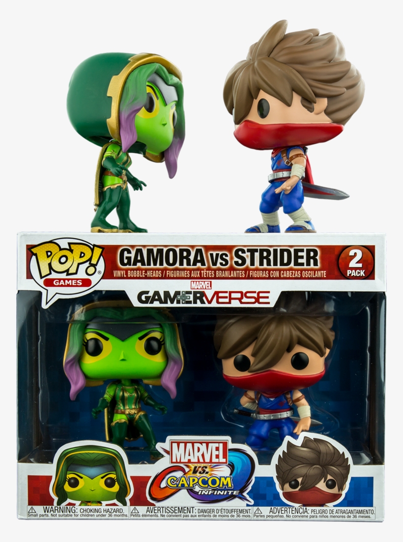 Marvel Vs Capcom - Funko Pop Games Marvel Vs. Capcom Gamora Vs Strider, transparent png