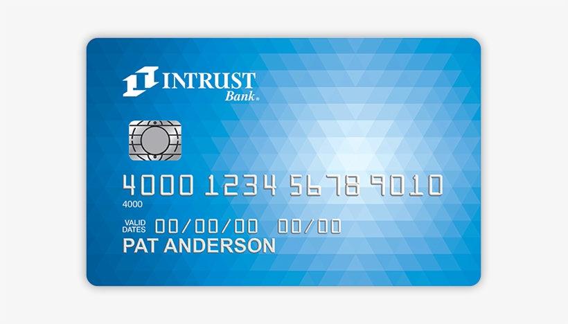 The Intrust Bank Credit Card - Credit Card, transparent png