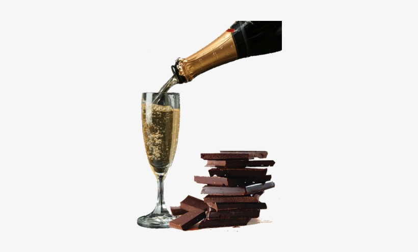 Chocolate & Bubbles - Champagne, transparent png