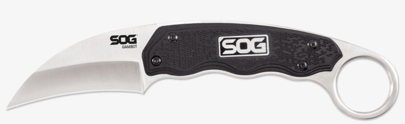 Specifications - Sog Gb1001-cp Gambit Fixed-blade Knife, transparent png