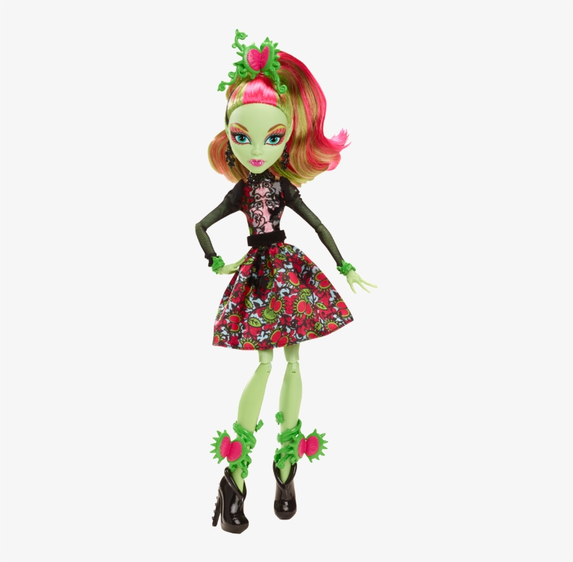 Monster High Gloom And Bloom Venus Doll, transparent png