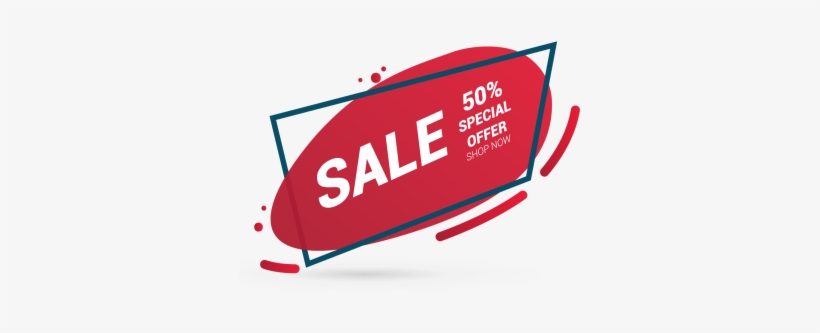Red Geometric Sale Banner, Banner, Sale, Shopping Png - Señales De Seguridad Defensa Civil, transparent png