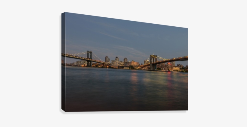 Manhattan And Brooklyn Bridges At Sunset - Posterazzi Dpi12275715 Manhatt, transparent png