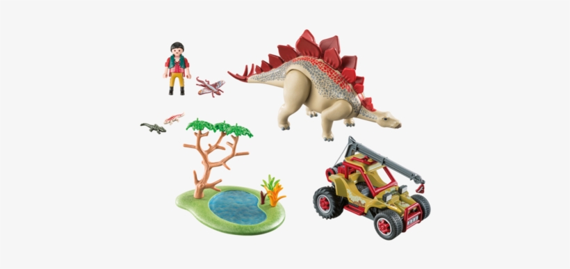 Explorer Vehicle With Stegosaurus - Playmobil The Explorers 2018, transparent png