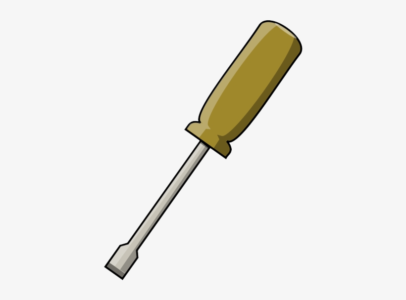 Picture Black And White Library Black And White Free - Clip Art Screwdriver Png, transparent png